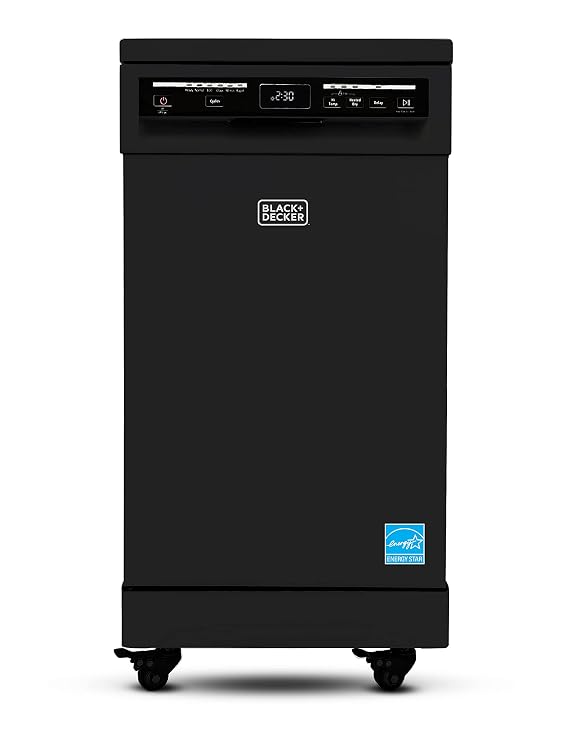 BLACK+DECKER 18-Inch Portable Dishwasher
