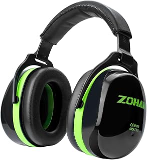 ZOHAN 012 Hearing Protection Earmuffs for Noise Reduction - SNR 34dB - Ear Protection for Shooting, Mowing, Autism