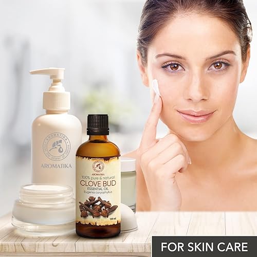 Miniatura 9 de Aromatika - Aceite esencial de clavo de olor, 3.4 onzas líquidas, Eugenia Caryophyllus, aromaterapia, fragancia para el hogar, aceites de clavo