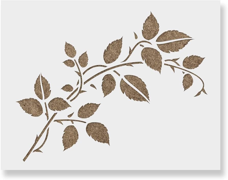 Amazon.com: Vine Stencil - Ivy Stencil, Leaf Stencil, Vine, Nature Decor, Floral Vine Stencils