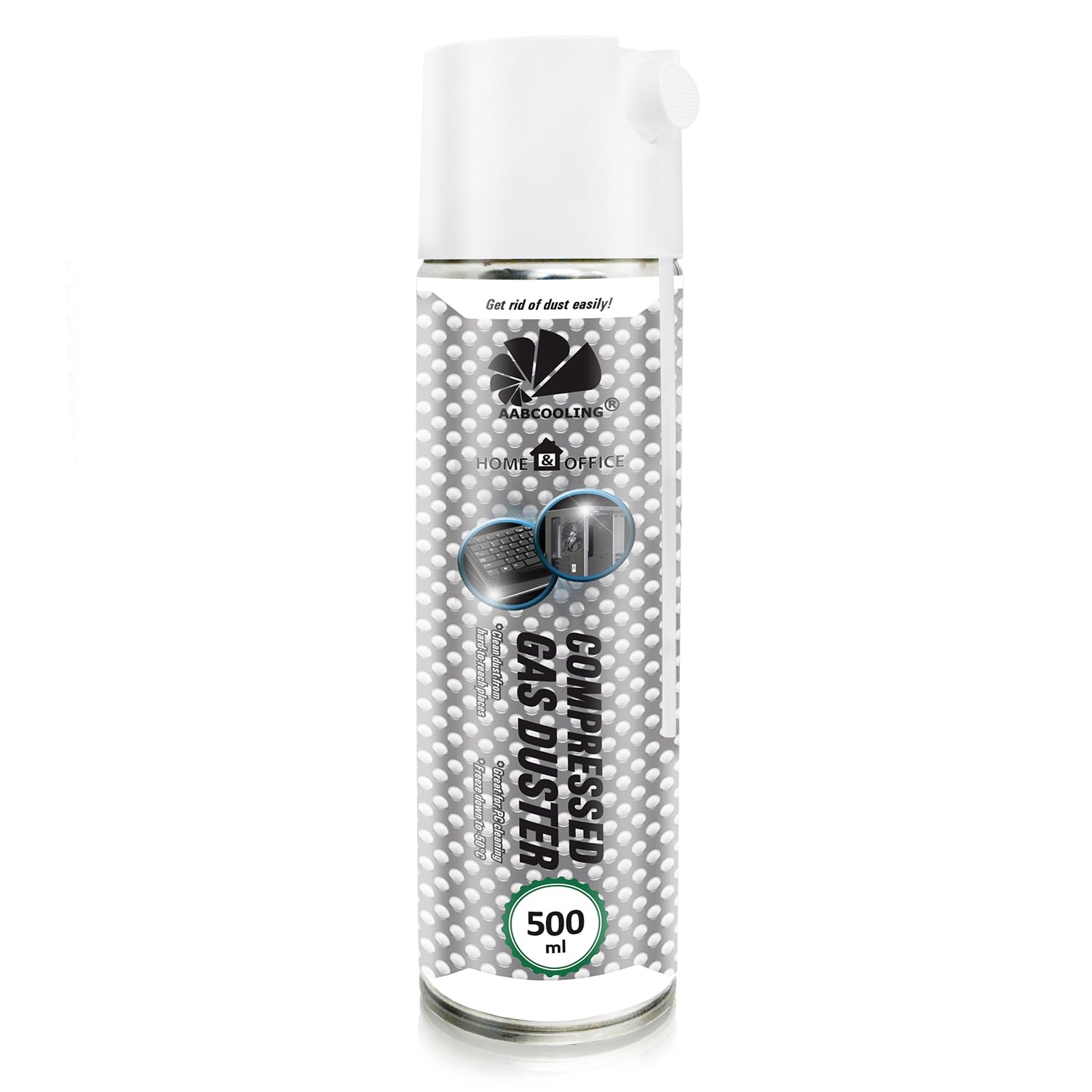 AABCOOLING 1 x 500 ml Home&Office Compressed Gas Duster - Powietrze Czyszczące do Aparatów Cyfrowych, Matryc, Klawiatury, Kamer, Optyki, Obiektywów, Sprężone Powietrze do Sprzętu Fotograficznego