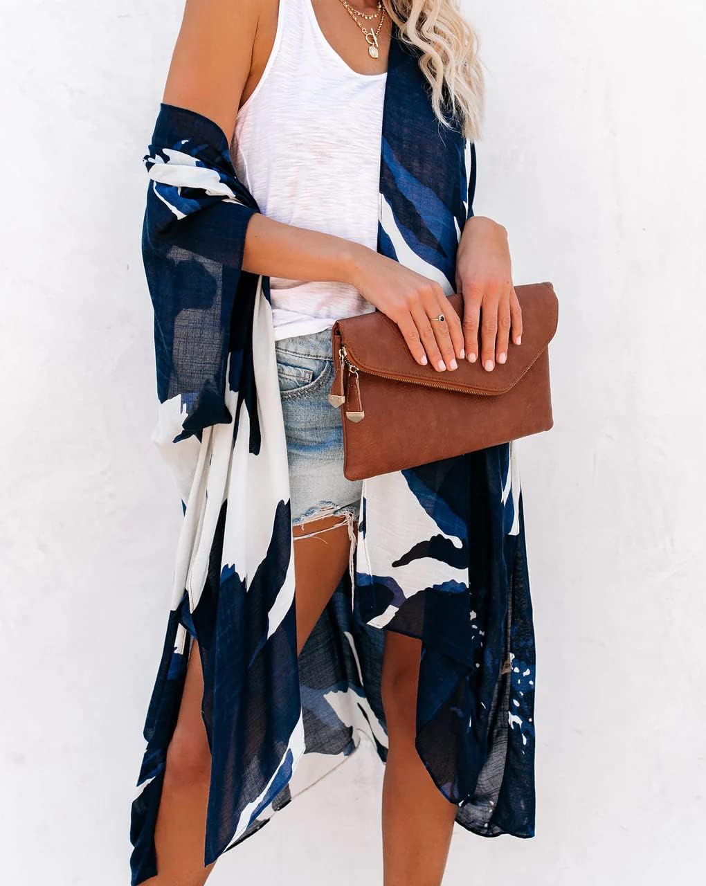 Moss Rose Women Summer Bikini Kimono Bathing Suit Cover Ups for Swimwear - Image 9