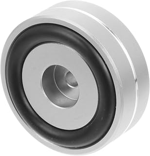 ibasenice Aluminum Isolation Feet Pad for Cd Player and Computer Cases Anti-skid Vibration Dampener Durable Silver Design Reduces Noise and Improves Stability
