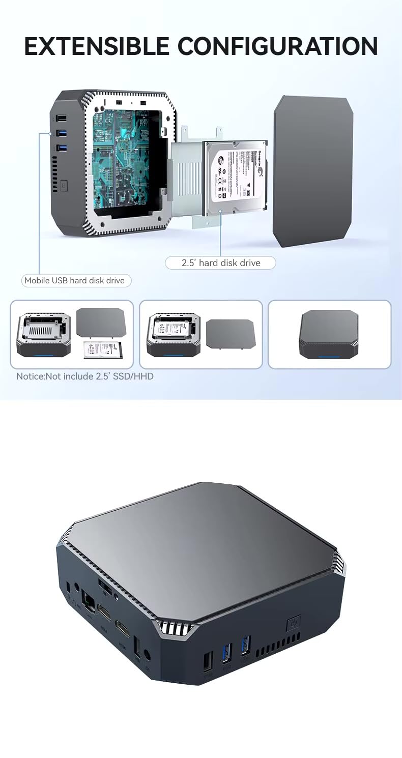 FIREBAT AK2 PLUS MiniPC Intel N100 Dual Band WiFi5 BT4.2 16GB