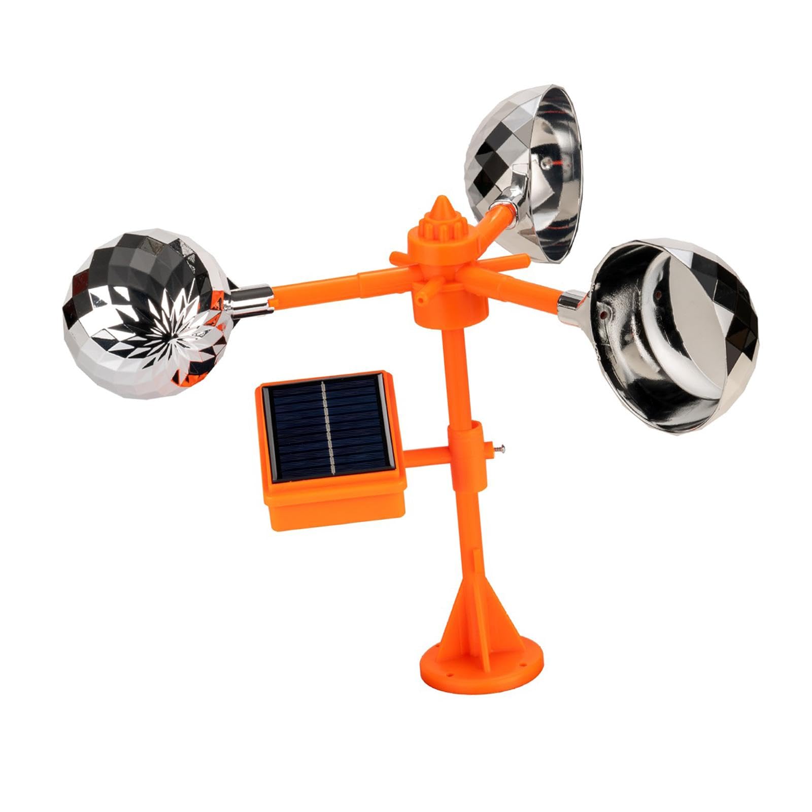 Gralara Spaventa Gabbiani Dispositivo Deterrente per Uccelli, Mulino a Spaventa Uccelli per Forniture per Energia Elettrica, Aeroporti, Frutteti, Stagni, con Pannello Solare