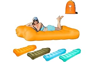 Versatile Inflatable Lounger: Couch, Bed, and Air Chair in One!