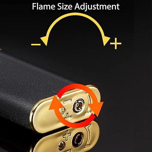 B0C7W6XVXD_image_5 Encendedor de antorcha, diseño de dragón mágico, encendedor de doble llama con herramienta de llama ajustable, encendedor creativo a prueba de
