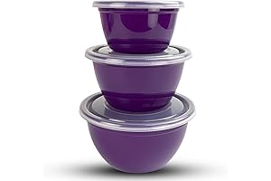 Crisp Prep Purple Mixing Bowls For The Perfect Kitchen