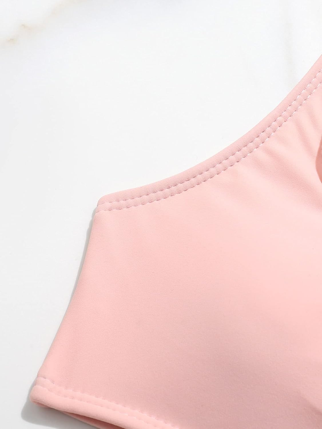 OYOANGLE Girl's 2 Piece Swimsuit Sport High Waist Teen Kids Bikini Set Bathing Suit Swimwear - Image 4