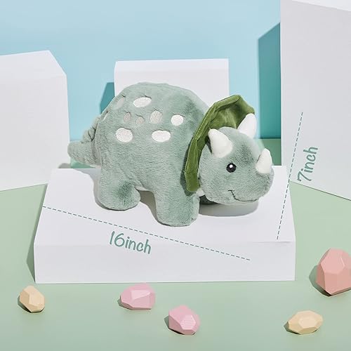 Miniatura 2 de TCBunny - Dinosaurio bebé de 30 cm de peluche para dormir de TCBunny, juguete de peluche para niños, regalos para niños y niñas, cumpleaños, San