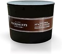 Vista 64 de Pecksniffs - Vela perfumada clásica blanca con 1 mecha, pomelo y cítrico, velas de lujo elegantes de vidrio - 6.49 onzas