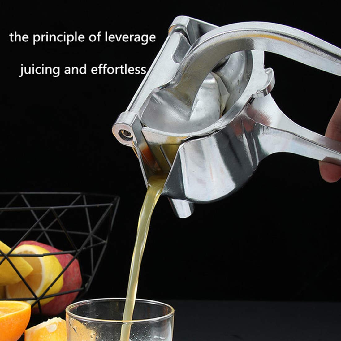 手動金属ジューサー ジュゥーサー 健康美容調理器 搾り機 生フルーツ Amazon | XKONG手動ジューサー、金属ジュース機、フルーツ絞り機、金属