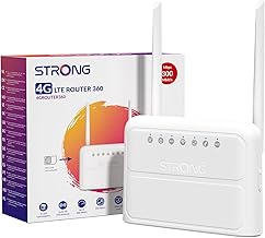 STRONG N300 Mbit/s WLAN 4G Router, 4G Cat4 LTE Netzwerk, Feste Externe Antennen, 100Mbit/s WAN/LAN Ports, SIM-Karten-Router, Plug & Play, Unterstützt bis zu 32 Geräte, Sicheres Netzwerk (4GROUTER360)