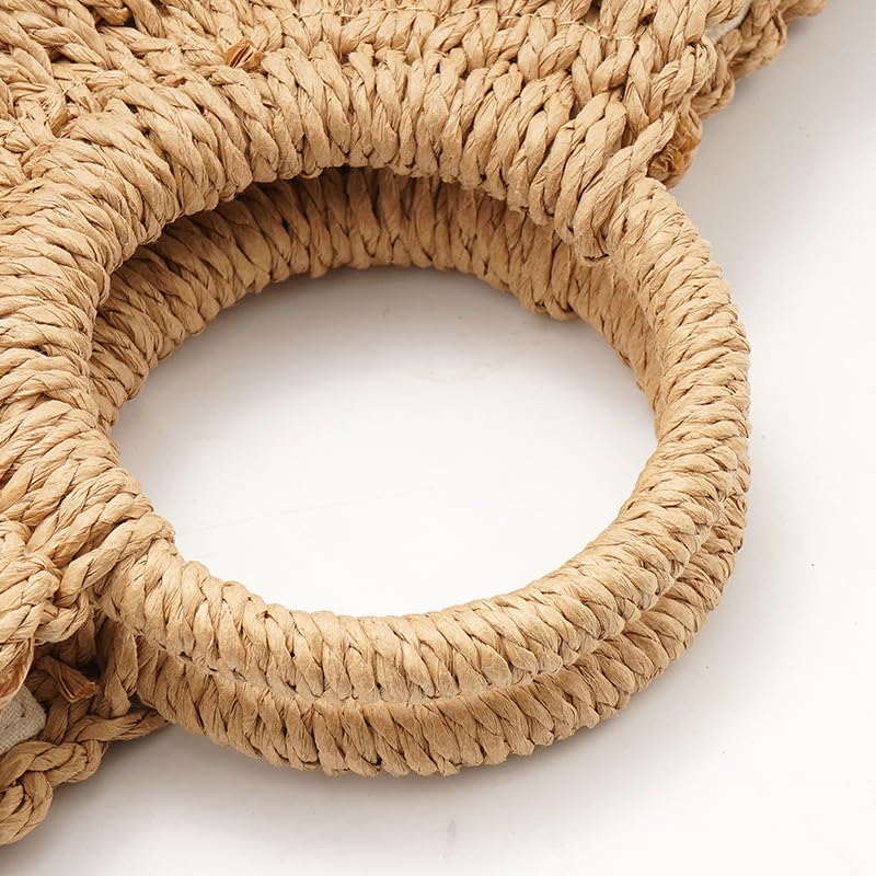 Bolso de papel artesanal vegano para mujer miniatura 6