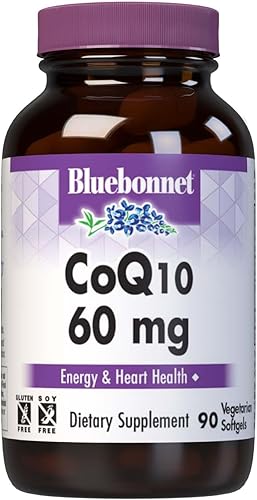 Miniatura 7 de BlueBonnet Cápsulas blandas vegetarianas CoQ-10, 60 mg, 60 unidades