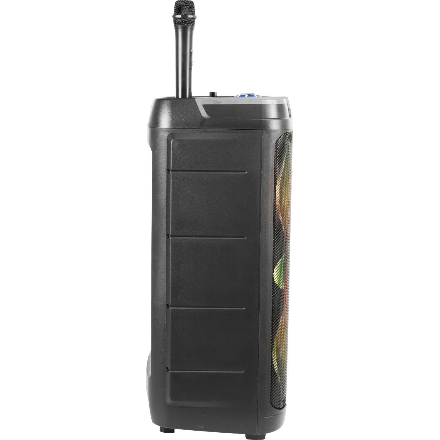 Enceinte Autonome Sono DJ Ibiza Columba-Karaoke 2x8 300W Bluetooth USB Micro SD RADIFM TWS Micro Filaire Télécom. LED,Jeu OVNI