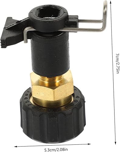 Miniatura 7 de GANAZONO Adaptador de lavadora de alta presión Adaptador de rociador de boquilla de manguera de conexión rápida de latón para conexión de agua a
