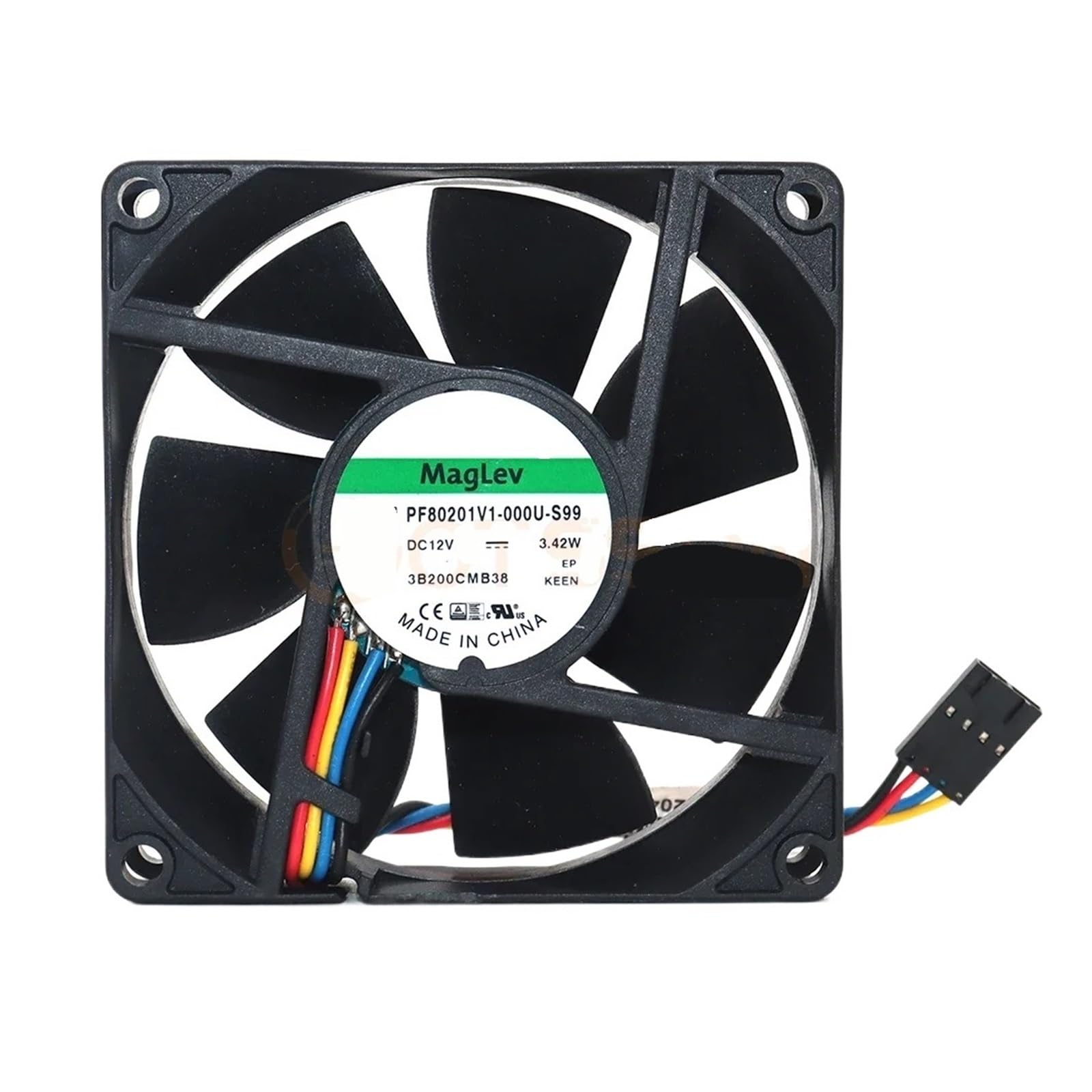 KNIUWMBMH PF80201V1-000U-S99 8020 8cm 80mm 80 * 80 * 20mm DC 12V 3.42W Server Cooling Fan
