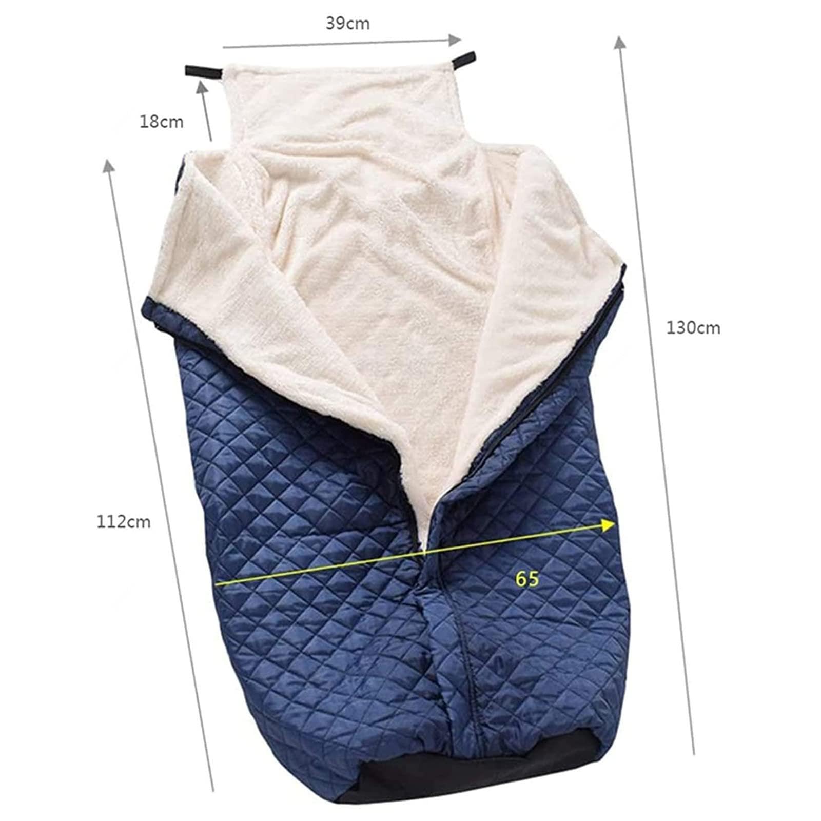 Funda impermeable y cálida para silla de ruedas, gruesa y resistente al viento, para el invierno. Saco de dormir universal para silla de ruedas, accesorio universal para mantener caliente la parte