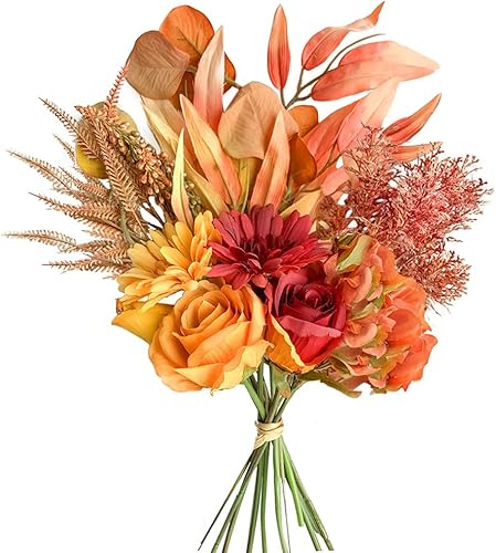 Flores y plantas falsas artificiales arreglos florales de seda ramos de boda decoraciones florales de plástico para centros de mesa decoración de