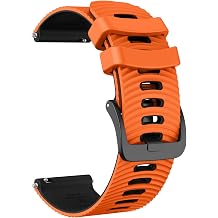 ISABAKE 22mm Silicone Watch Strap for Garmin Venu 2 3 45mm/Vivoactive 4