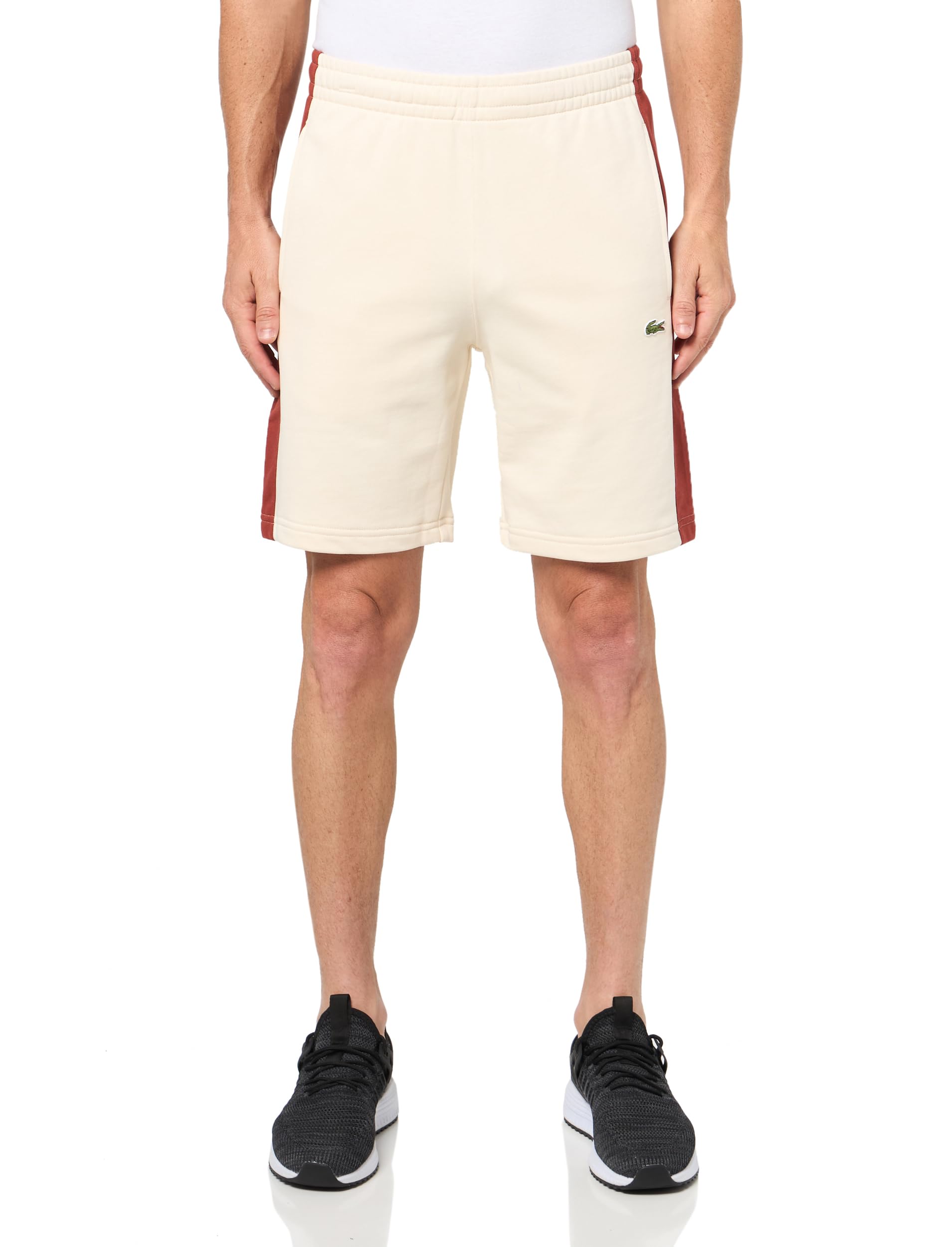 Lacoste Men's Cotton Fleece Colorblock Shorts