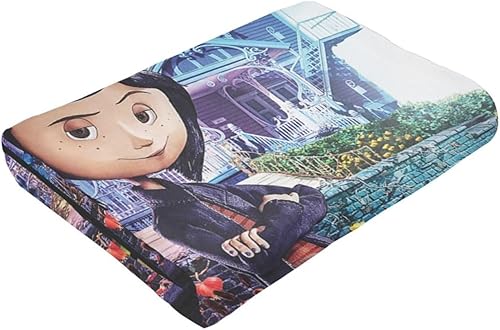 Miniatura 6 de Cora-linjones - Manta estampada de 60 x 50 pulgadas, suave y ligera, manta de aire acondicionado, oficina, sofá, cama, viajes, camping, regalo