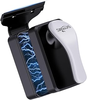 SEAOURA Magnetic Aquarium Glass Cleaner，Algae Scraper for Aquarium Fish Tank， Fish Tank Algae Clean Brush Dual-Sided Side Floating Aquarium Magnetic Brush (S)
