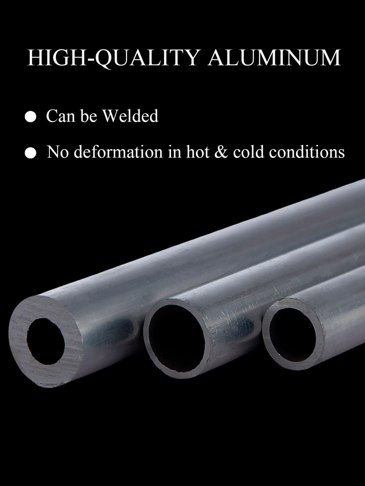 COYOUCO Tubo in alluminio da 2 pezzi, tubo rotondo in alluminio con diametro esterno di 25 mm, tubo dritto in metallo con lunghezza 500 mm per il fai da te, industria, decorazione,25 * 3mm