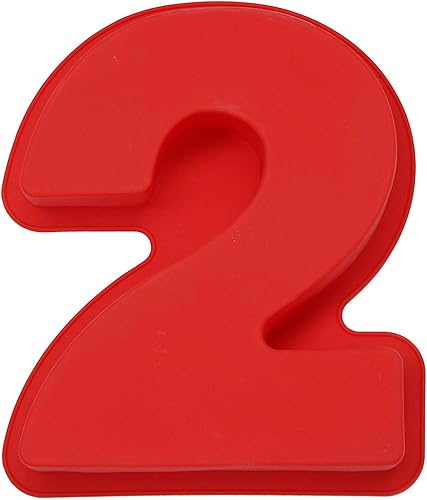 Miniatura 9 de Ulalaza Moldes de silicona para hornear pasteles de 0 a 8 números, molde de pastel de pan y mousse para cumpleaños, boda, aniversario