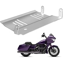 Chrome Skid Plate Compatible for Harley Touring Road Glide FLTRX/FLTRXSTSE,CVO Road Glide FLTRXSE,Street Glide FLHX,Street Glide Special FLHXSE 2024-UP Lower Engine Chassis Protection