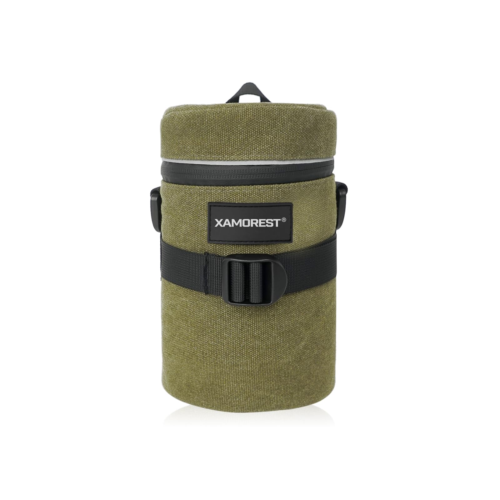 XAMOREST Camera Lens Case Lens Canvas Bag Compatible with Canon EF 18-135MM/EF-S 15-85MM/EF 24-70MM F4L, Nikon AF-S 18-140MM/AF-S 85MM F/1.8G/AF 70-300MM Below 3.35