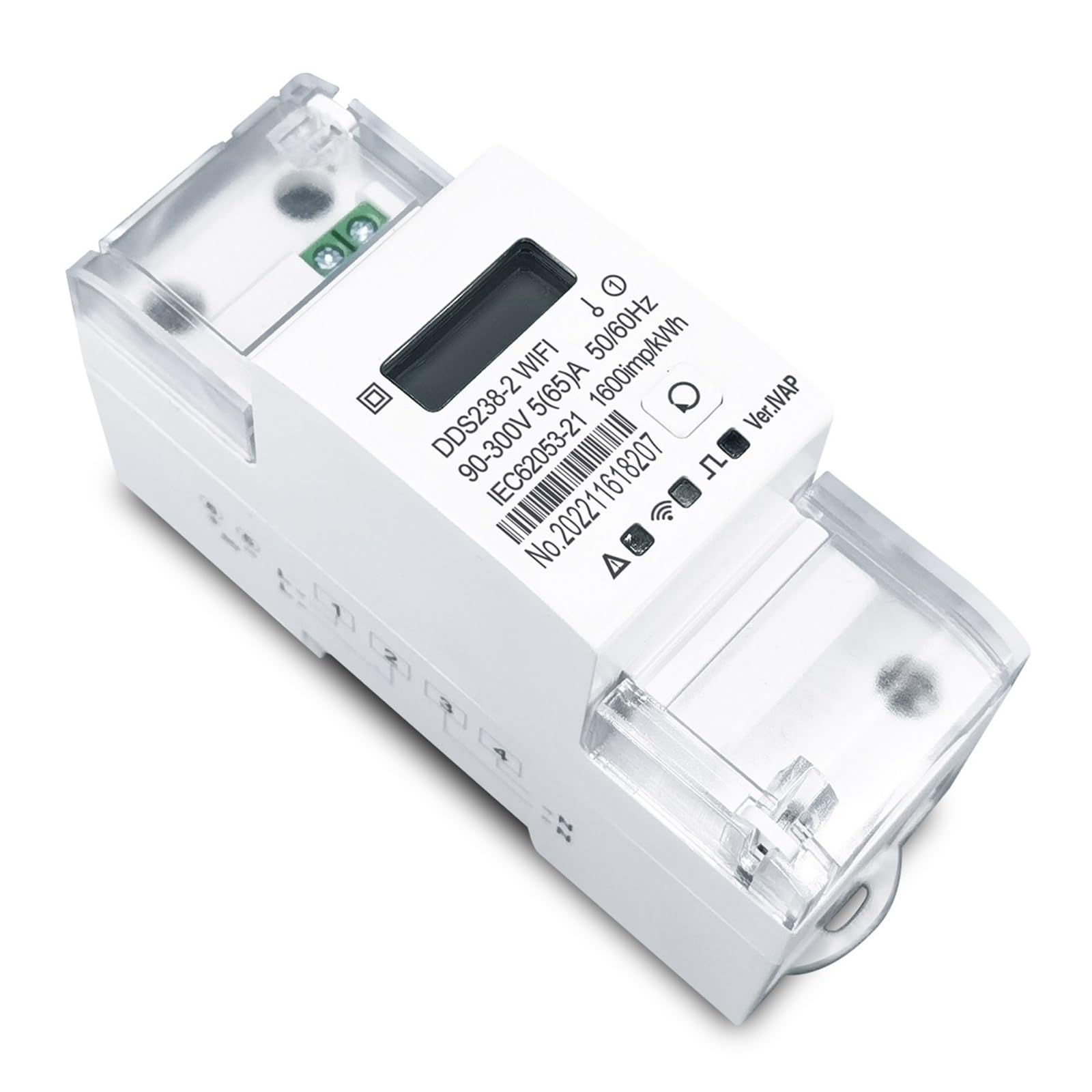 Moniteur de consommation d'énergie WiFi Tuya DELURA 65A avec wattmètre intelligent