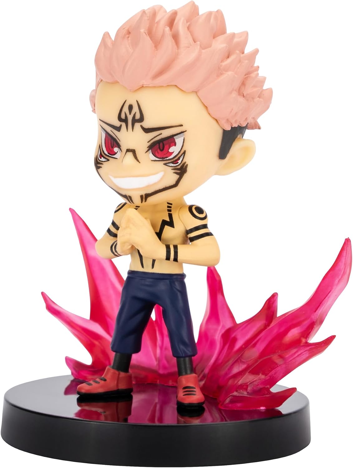Total Anime Jujutsu Kaisen 2-Inch Scale Chibi 3-Pack - Three 2-Inch Scale Mini-Figures with Display Bases - Volume 2