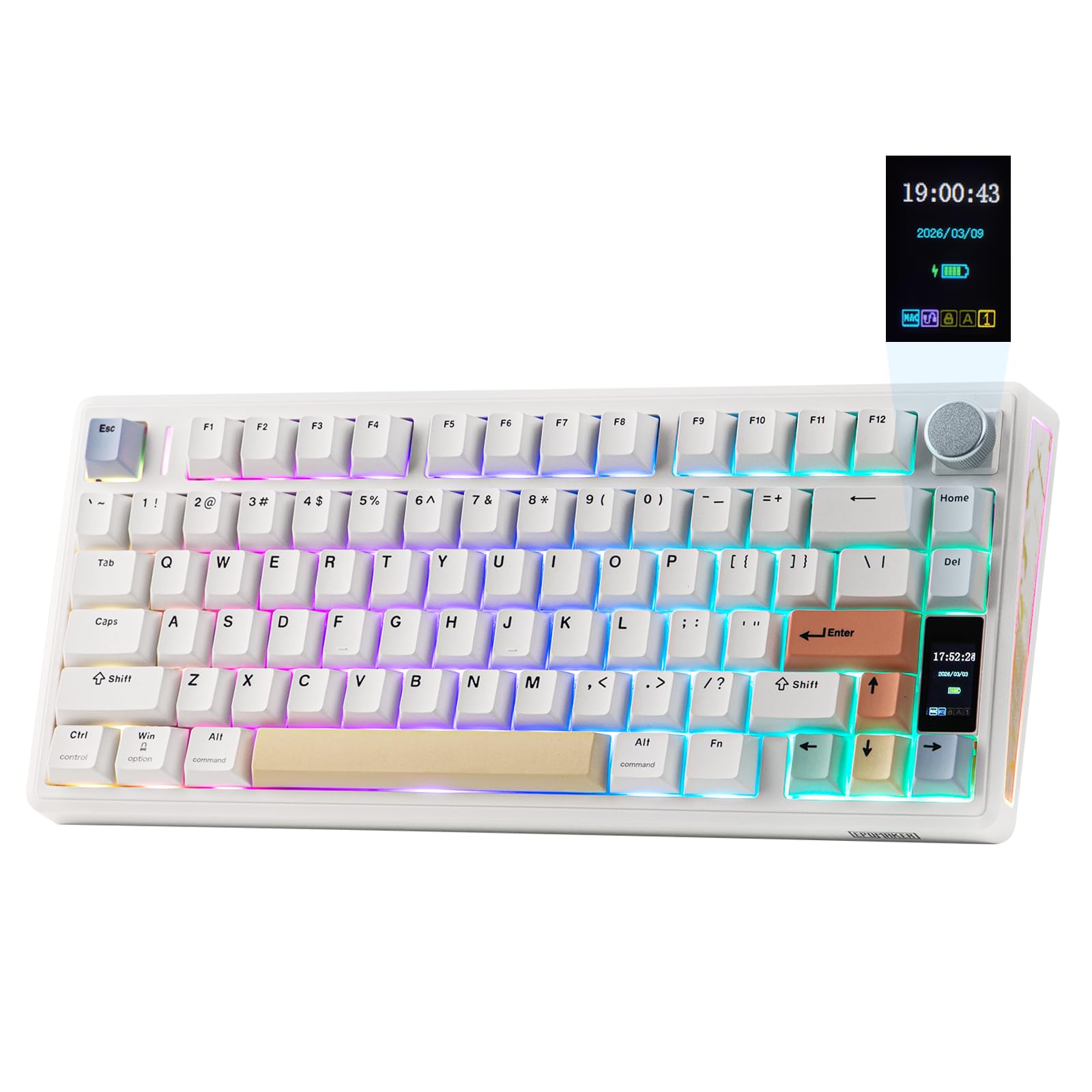 Amazon | EPOMAKER TH80 V2 PRO ワイヤレスゲーミングキーボード 画面