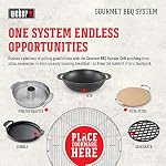 Weber® Gourmet BBQ System Pizza Stone with Carry Rack, 16.7" - Image 6