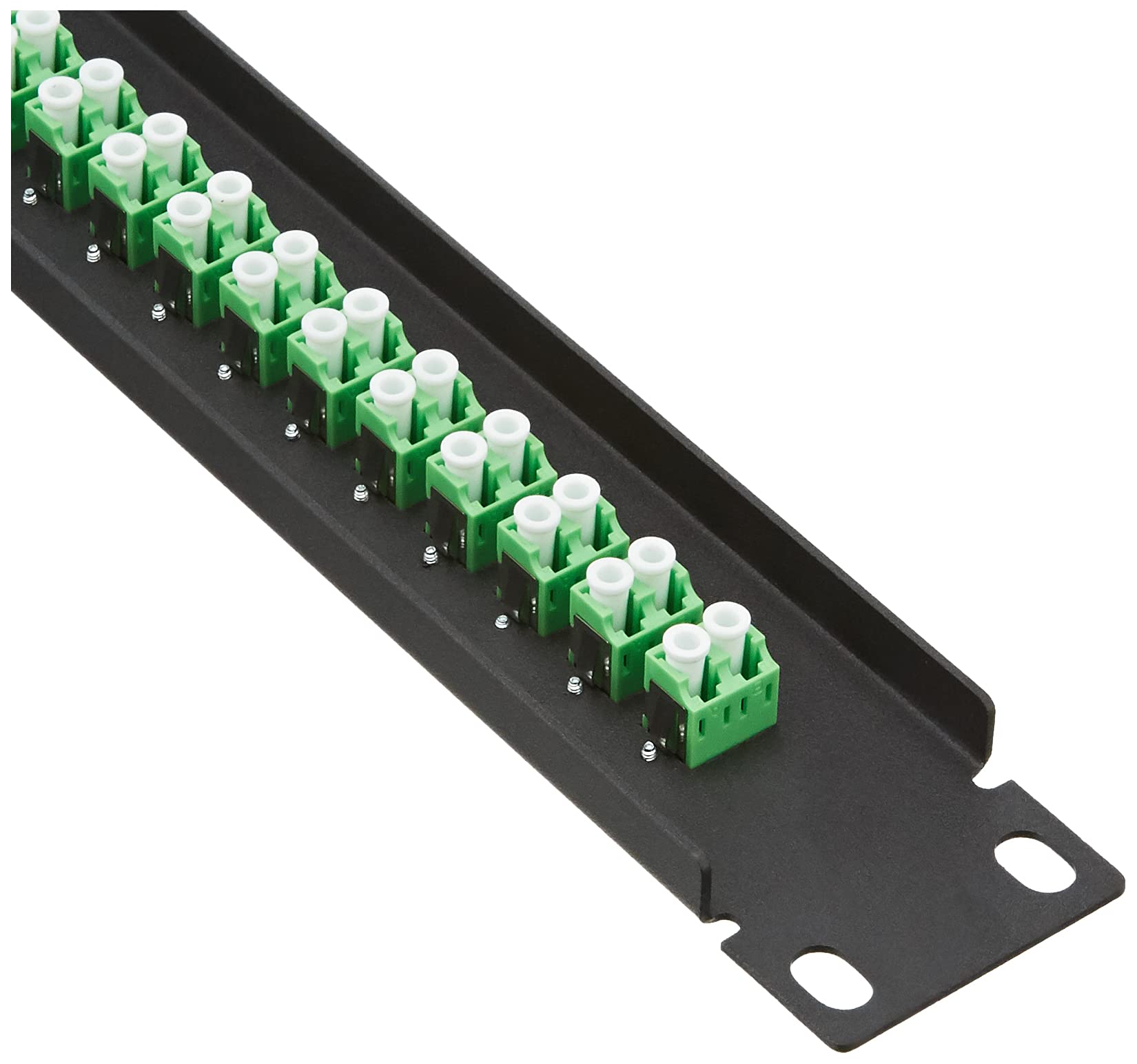 Delock Panneau de Brassage Fibre Optique 10" 12 Ports LC Duplex Vert 1 U Noir