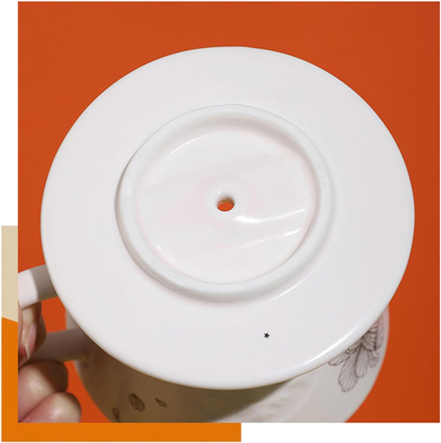 Ceramic Pour Over Coffee Maker Set, Includes Ceramic Coffee Dripper Brewer & 473ml Coffee Mug, For Coffee and Tea, Manual Single Cup Coffee Maker, Gift Idea