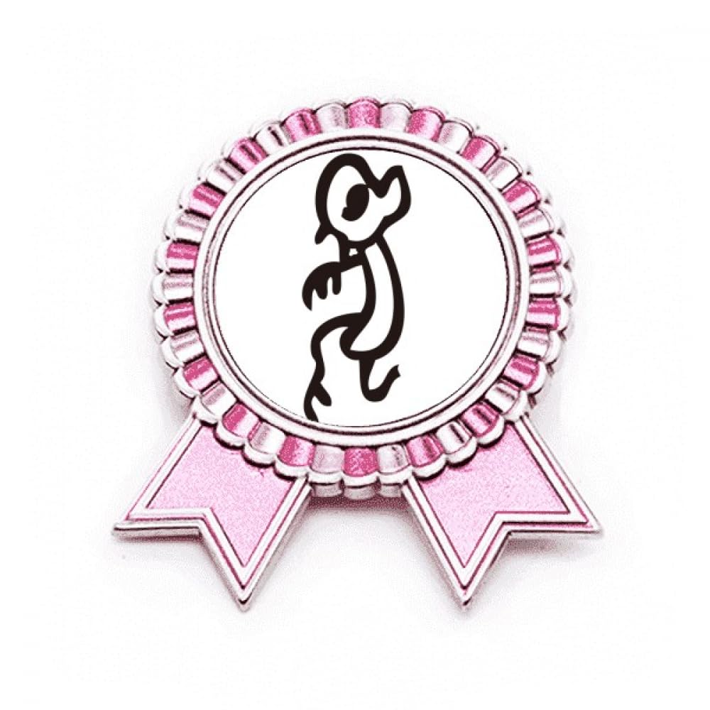 Broche Singe Zodiaque chinois Rose en Métal Taille M bs Inscriptions - 4