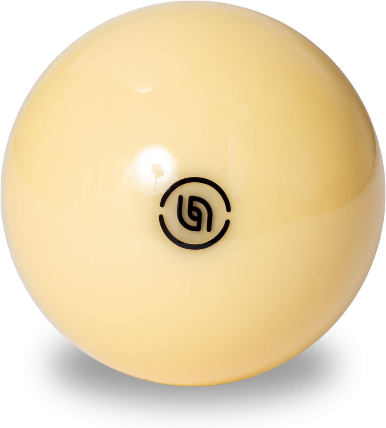 Aramith Tournament Pool Cue Ball 2 1/4" with Black Logo