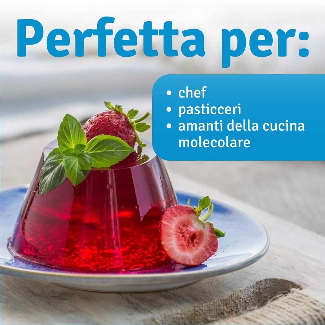 Mr.P Ingredients Agar Agar in Polvere 1kg Barattolo, Addensante Alimentare Naturale e Vegetale per Gelatine, Dessert e Cucina Molecolare e Mixology, Gluten Free, No OGM, Halal, Kosher