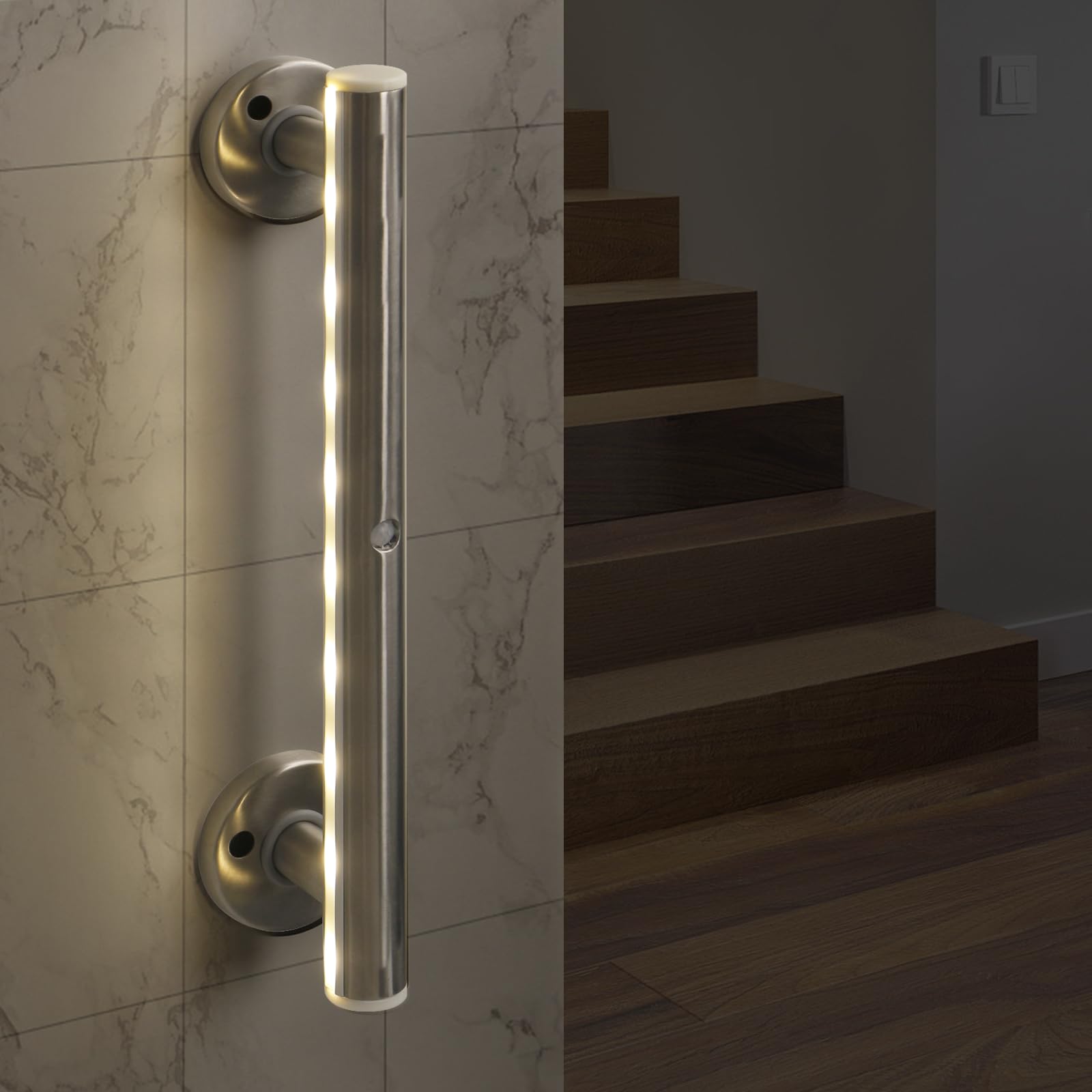 Barre d'appui de 40,6 cm en acier inoxydable 304 premium