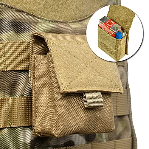 TRIWONDER Tactical Cigarette Case MOLLE Small Bag Military Bag for Camping Hiking Hunting - Image 7