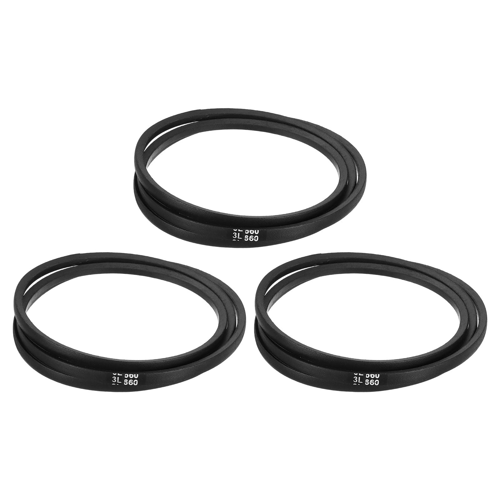 uxcell 3L240 Classic Wrapped Rubber V-Belt, 24"(610mm) Outside Circumference, 3L Profile V Belt 3/8" Width 7/32" Height — view 13