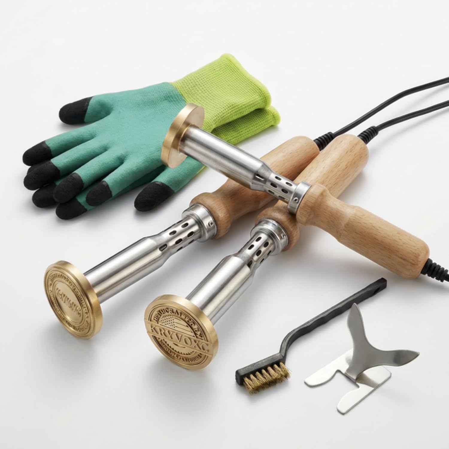 Custom Electric Branding Iron, Personalized Branding Iron, Woodorking Tools with Stand, Custom Logo Metal Stamp for Leather DIY Crafts, Wood Burning Letter Gift for Handcraft Lovers