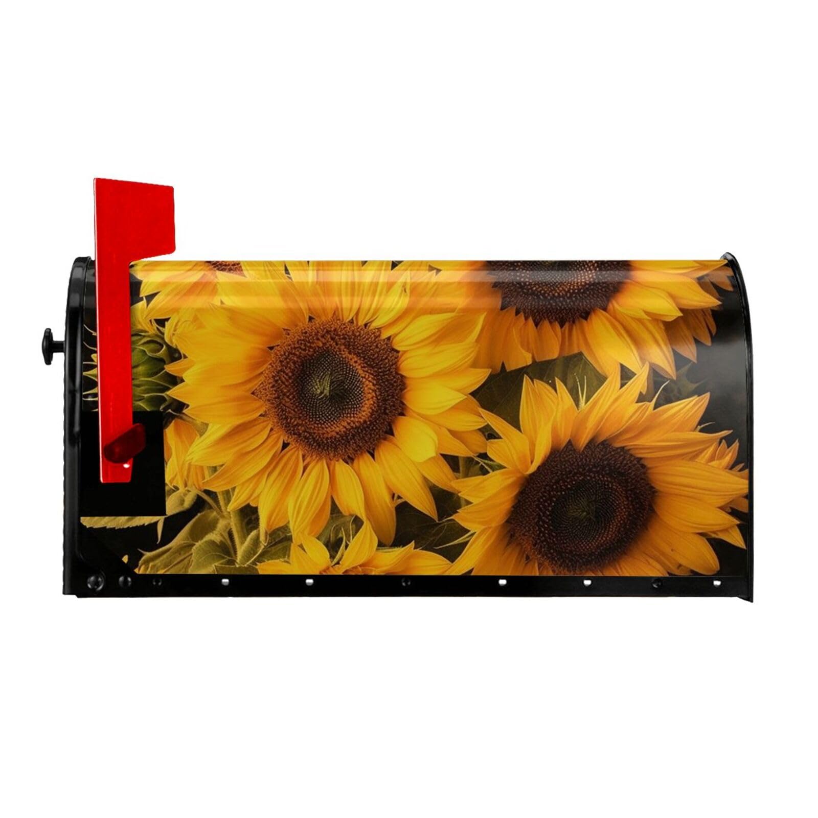 Housse de boîte aux lettres tournesols pour embellir votre jardin en été
