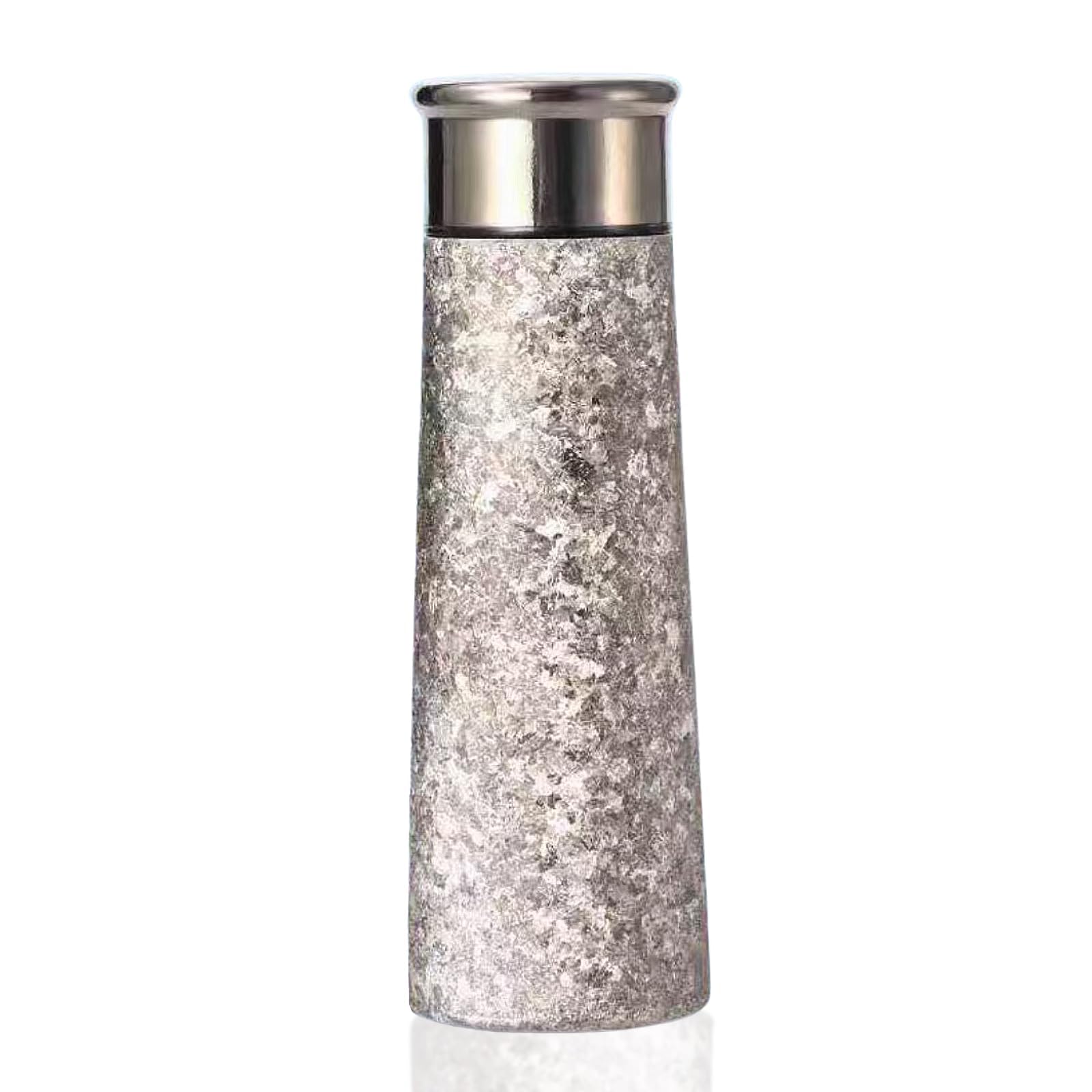 Bouteille d'eau isolée sous vide | Gobelet isolé en titane (Titane naturel)