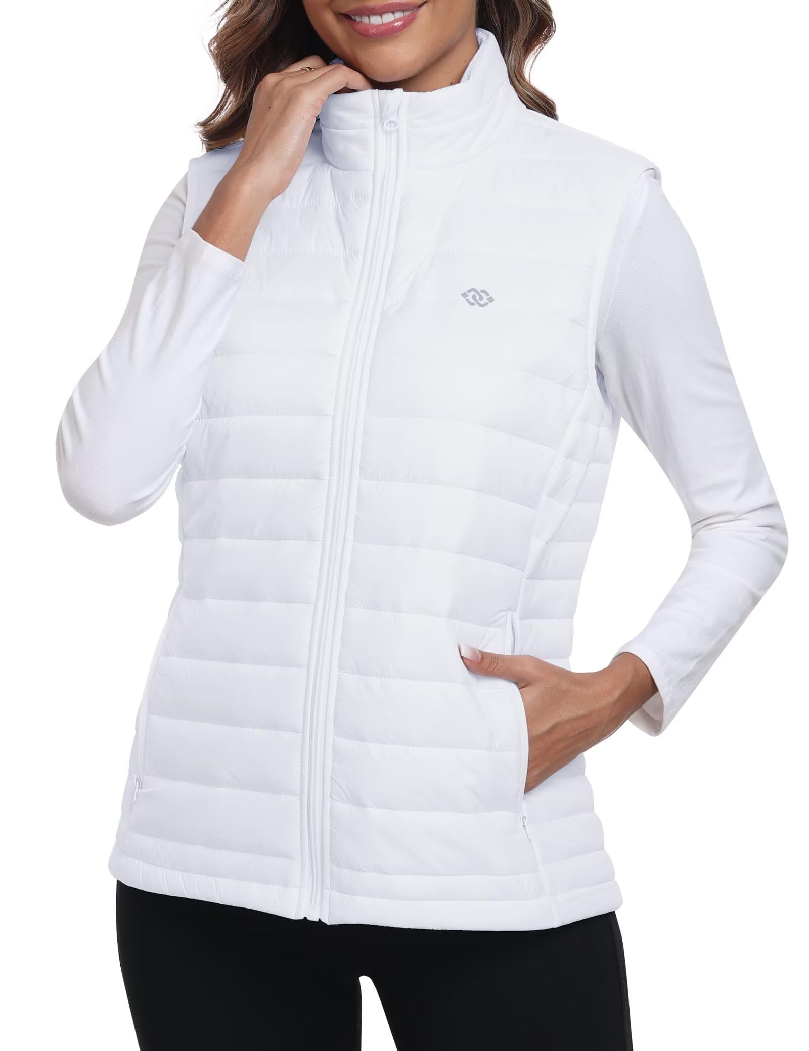 MoFiz Steppweste Damen Leicht Weste Daunenweste damen Ärmellos Weste Übergangsjacke für Outdoor, Wandern, Reisen