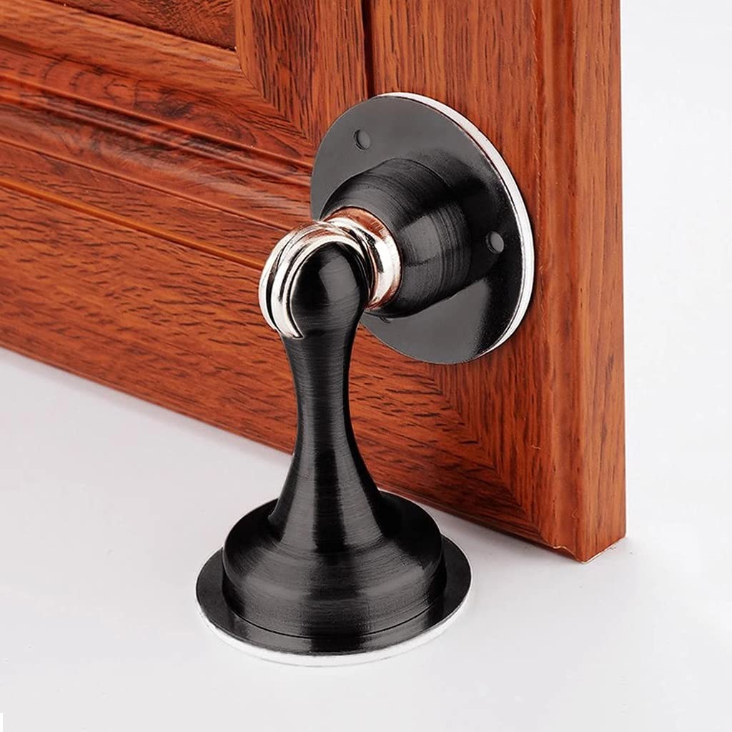 Stainless Steel Door Stopper Holder Toilet Hidden Holders Catch Floor Nail-Free Doorstop Hardware