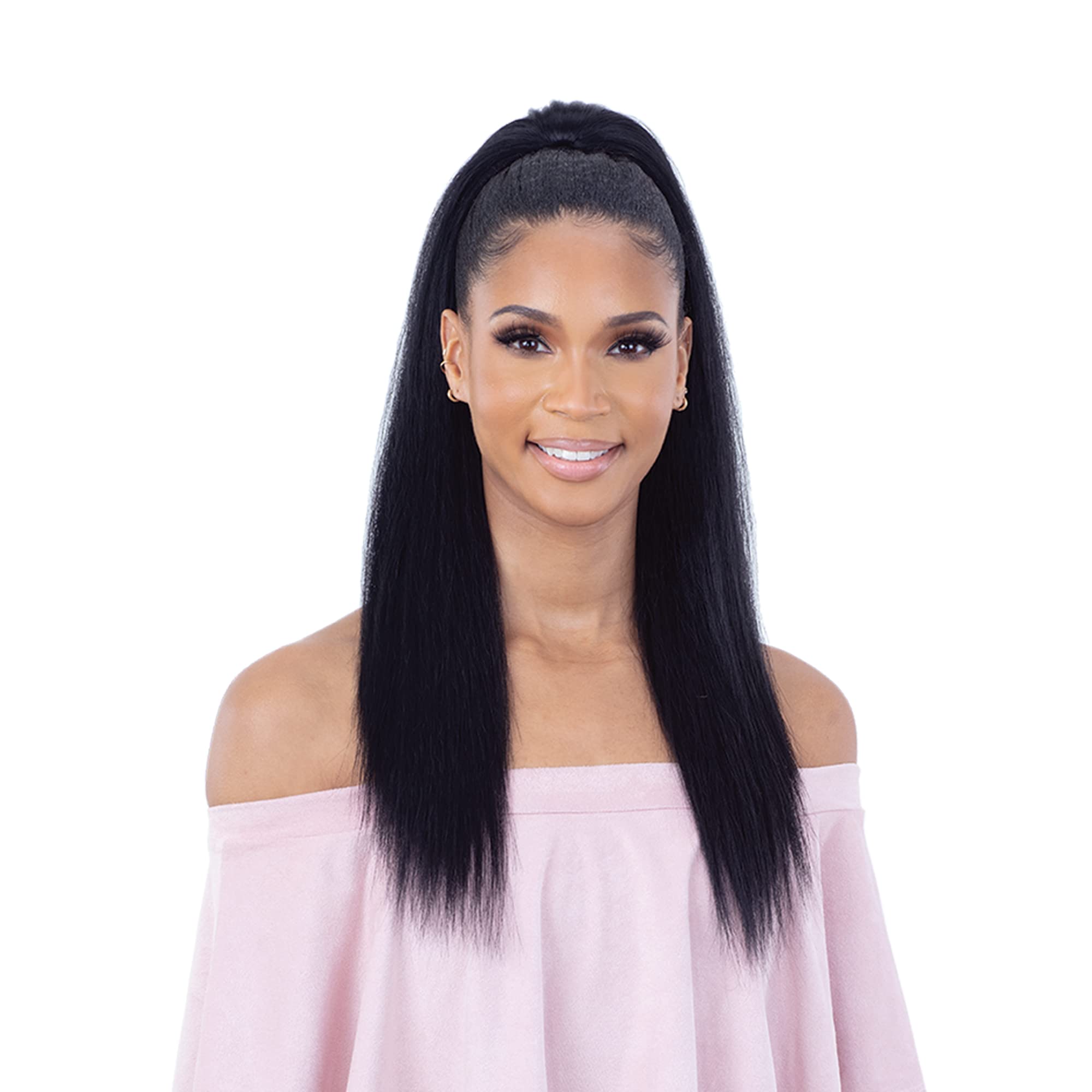 Mayde Beauty Candy Drawstring Ponytail JELLY DIP 24 (1B)